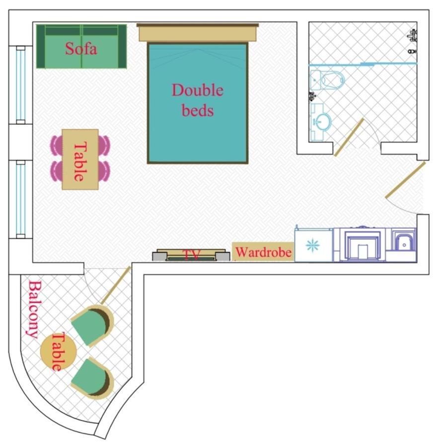 Leyla Apartments 2 바쿠 객실 사진